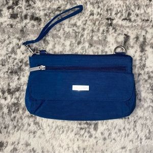Baggallini Pacific Blue Flip Zip Small Crossbody Mini Bag